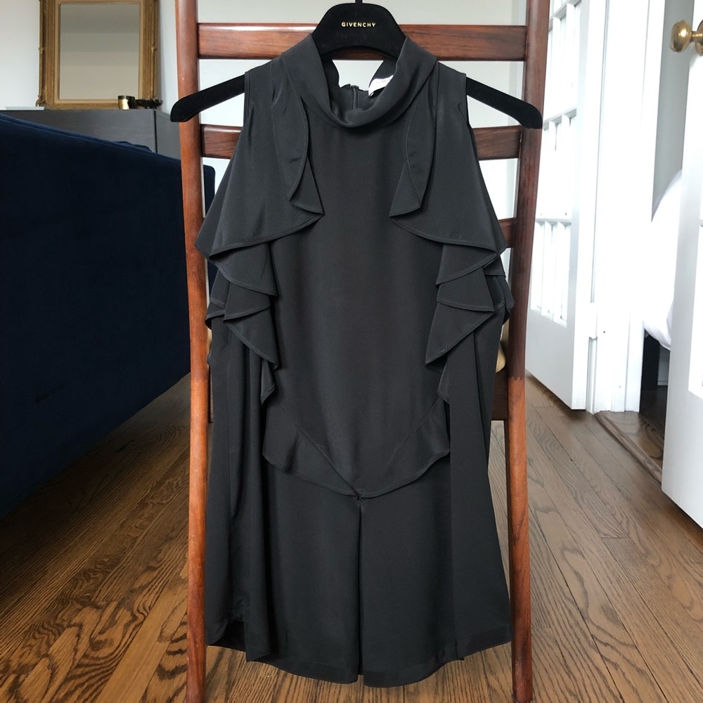 Givenchy silk ruffle blouse